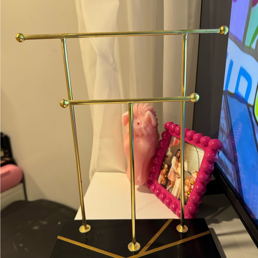 Gold/Black Jewelry Stand/Display